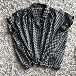Madewell Checkered Short Sleeve Shirt
